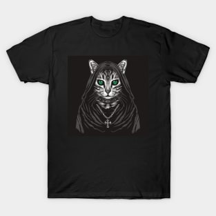 Bengal Cat Nun T-Shirt